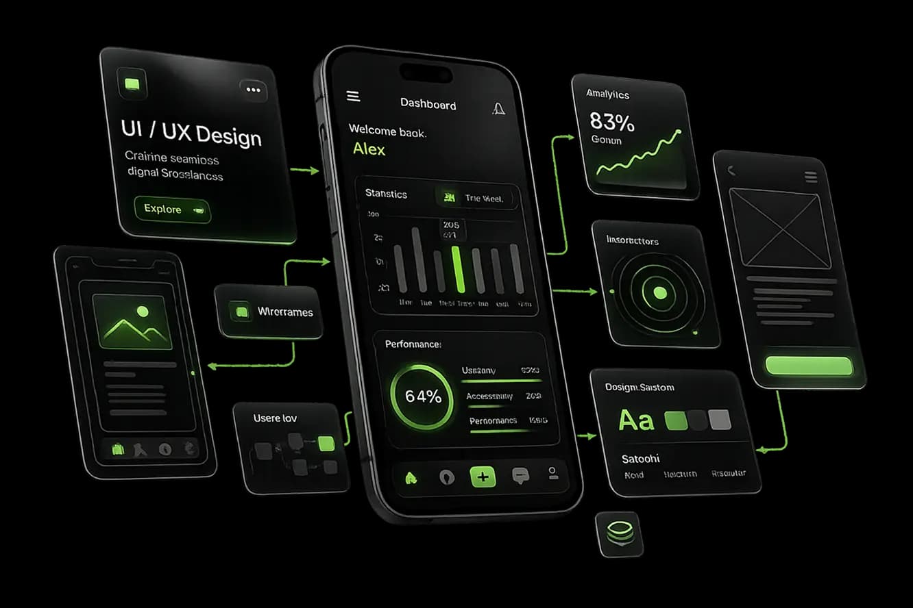 SaaS Development mockup